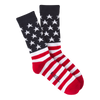 K.Bell Men's American Made Flag Crew Sock