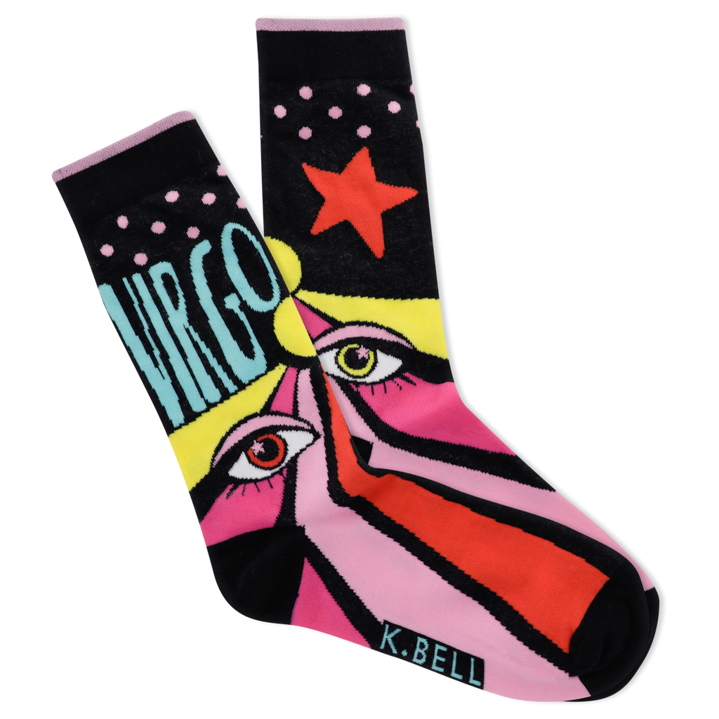 K.Bell Women's Astrology Virgo Crew Socks
