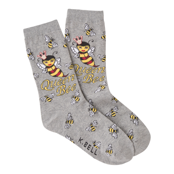 K.Bell Women's Queen Bee Crew Socks
